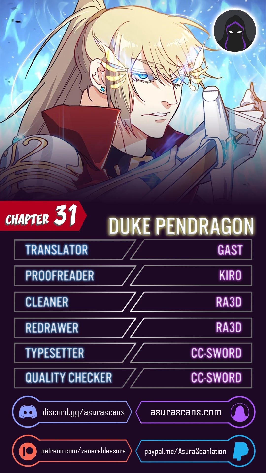 White Dragon Duke: Pendragon Chapter 31