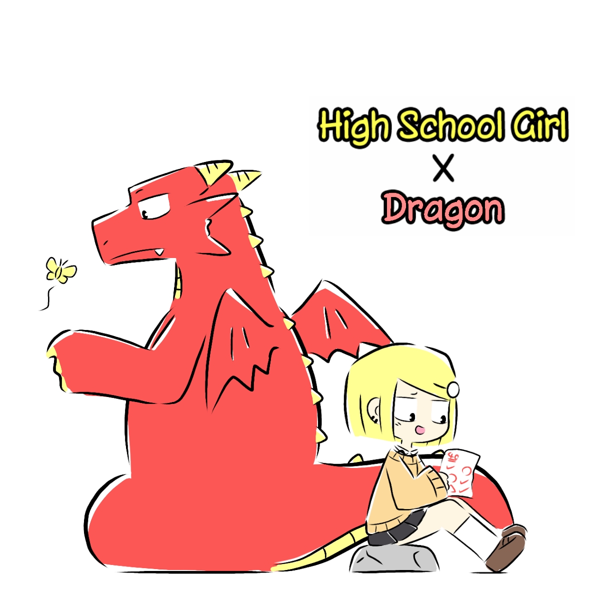 High School Girl X Dragon 9