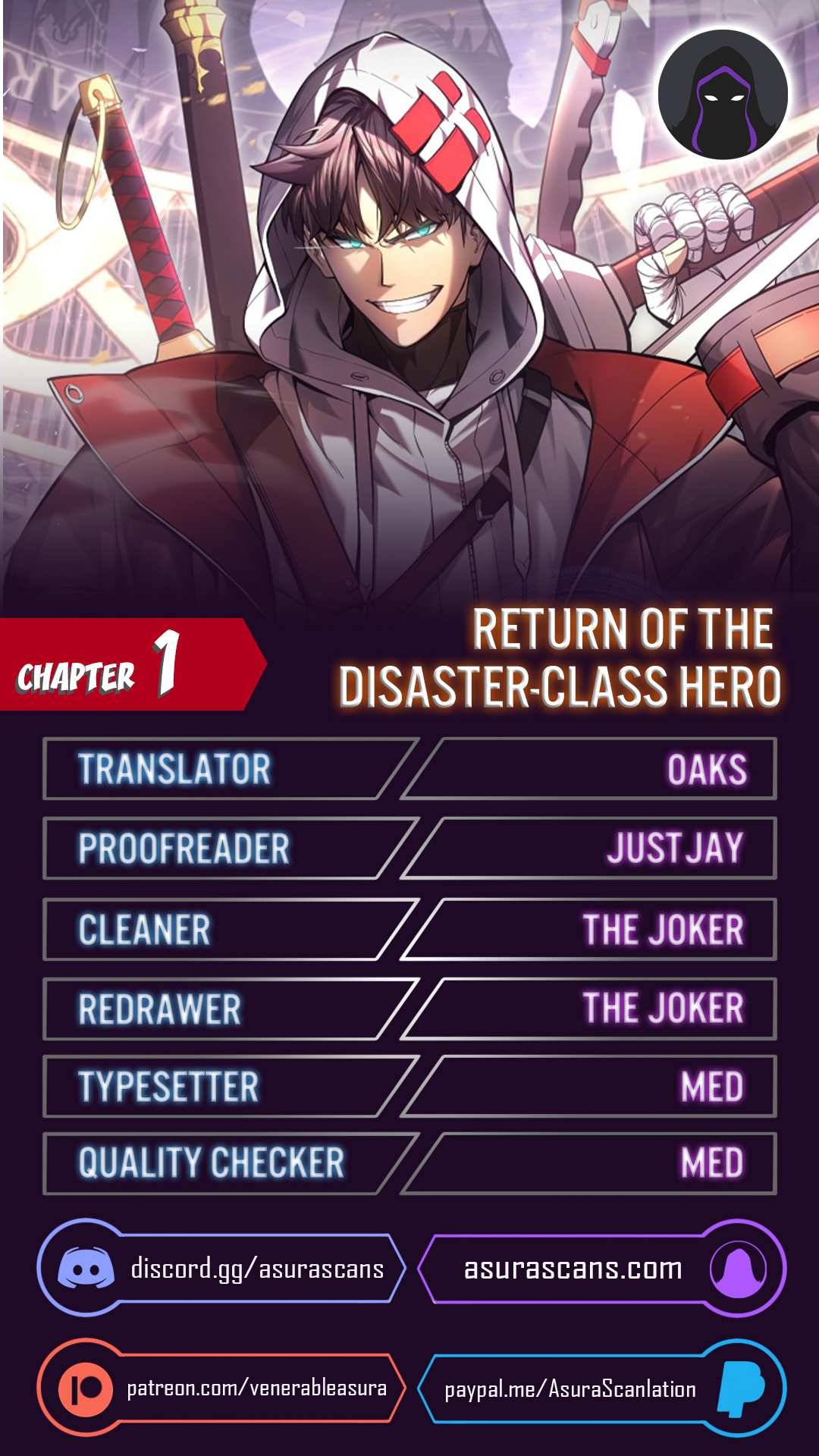Return of the Disaster-Class Hero Chapter 1