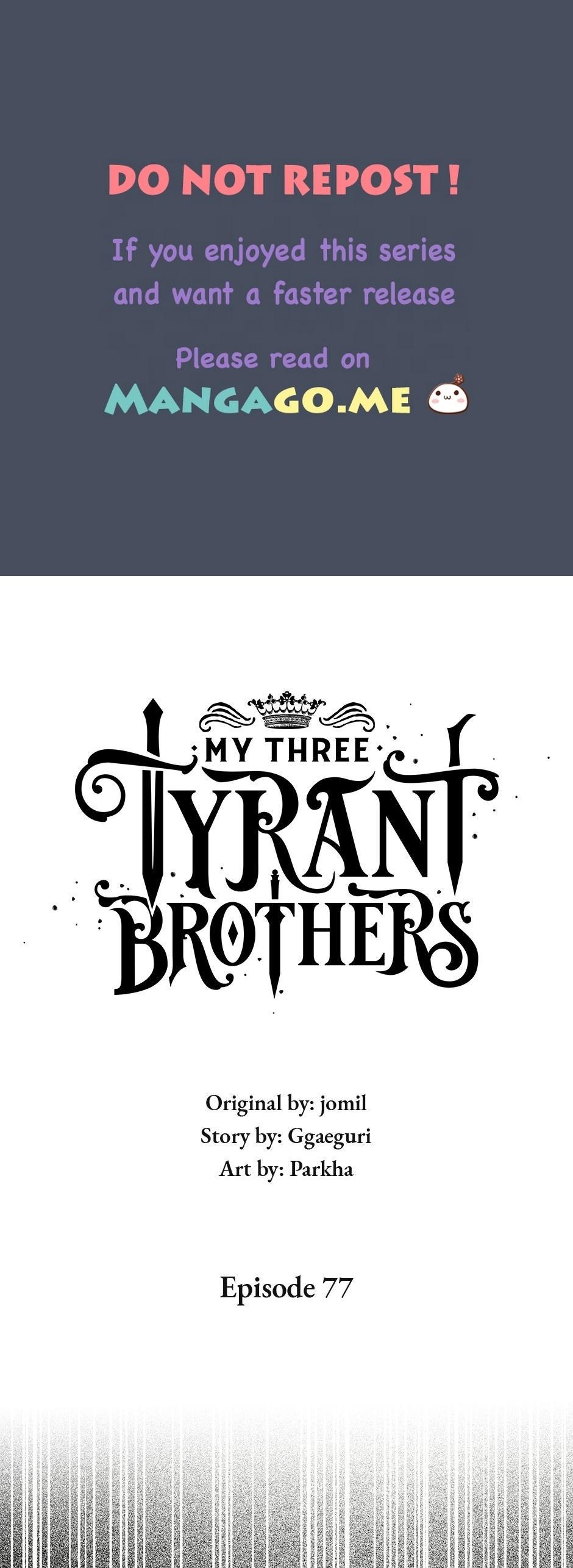 My Three Tyrant Brothers Chapter 77