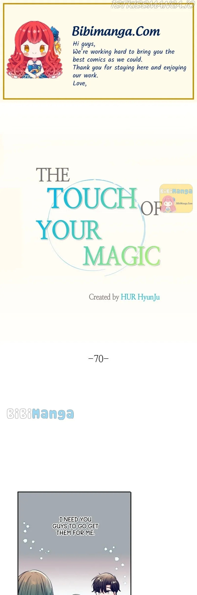 The Touch Of Your Magic Chapter 70