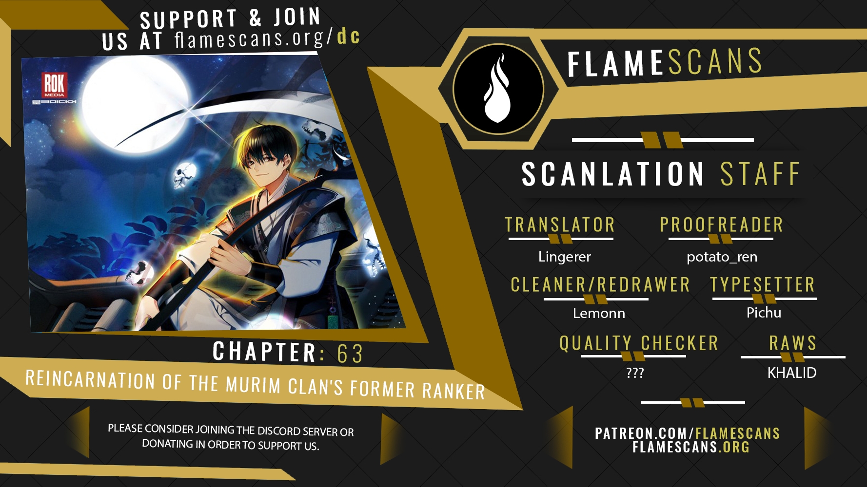 Reincarnation of the Murim Clan’s Former Ranker Chapter 63