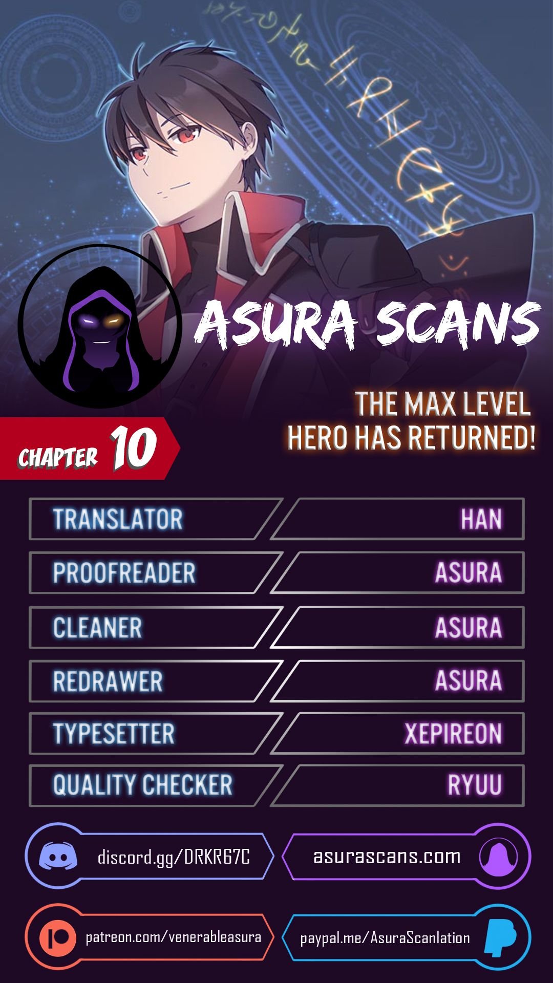 The MAX leveled hero will return! Chapter 10