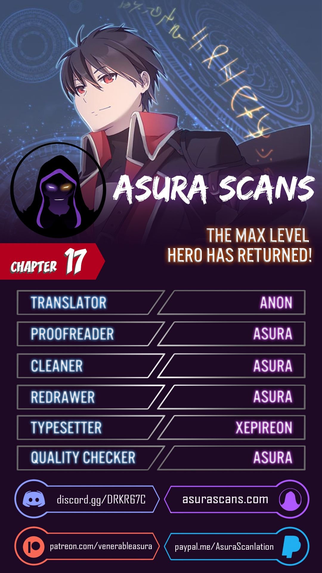 The MAX leveled hero will return! Chapter 17