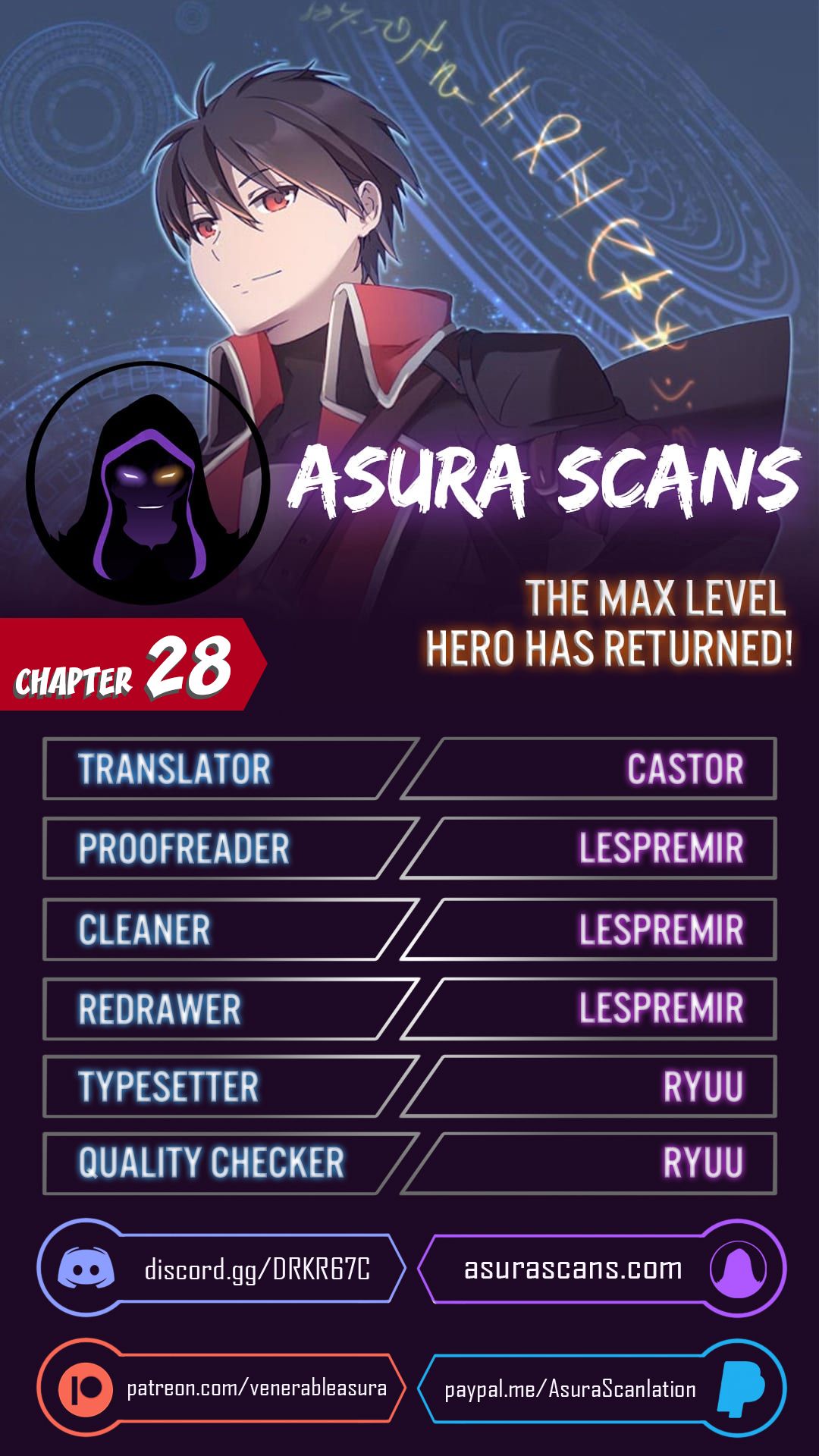 The MAX leveled hero will return! Chapter 28