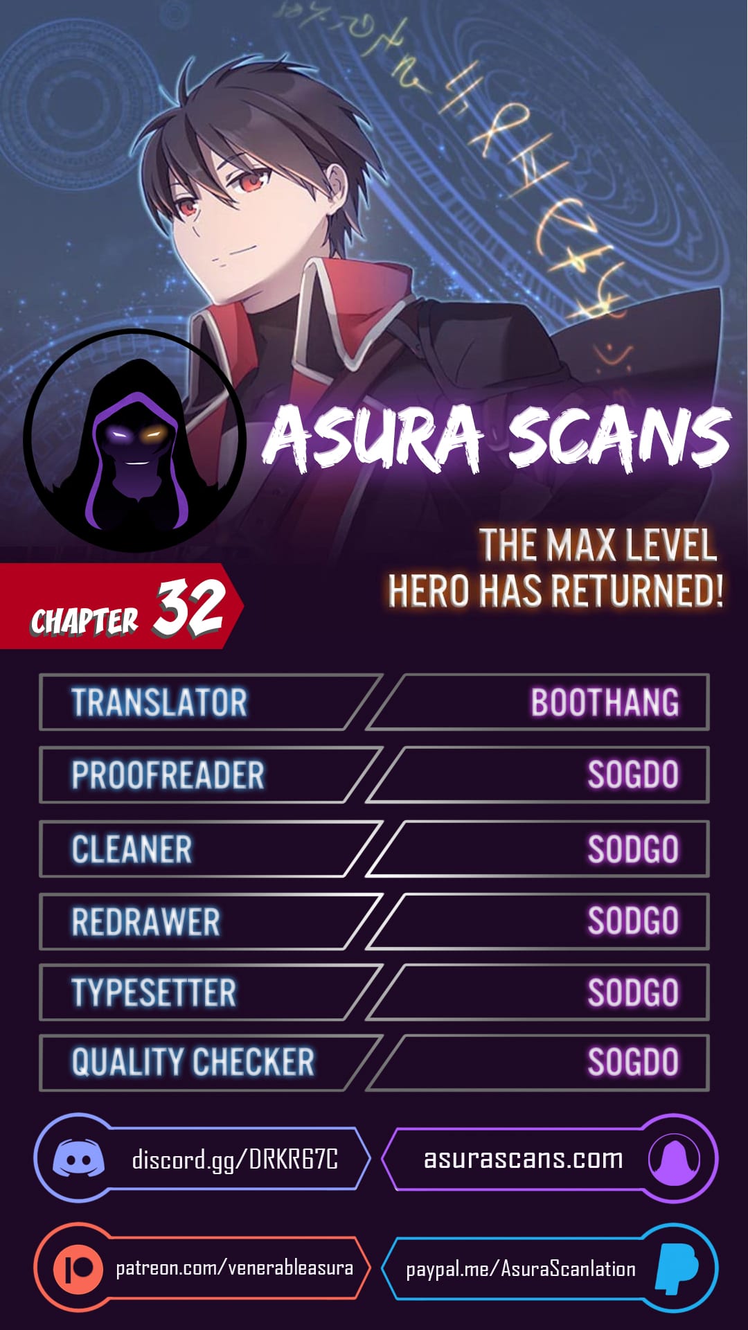 The MAX leveled hero will return! Chapter 32