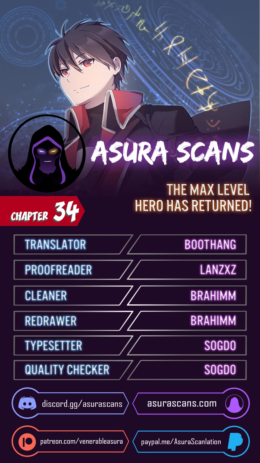 The MAX leveled hero will return! Chapter 34
