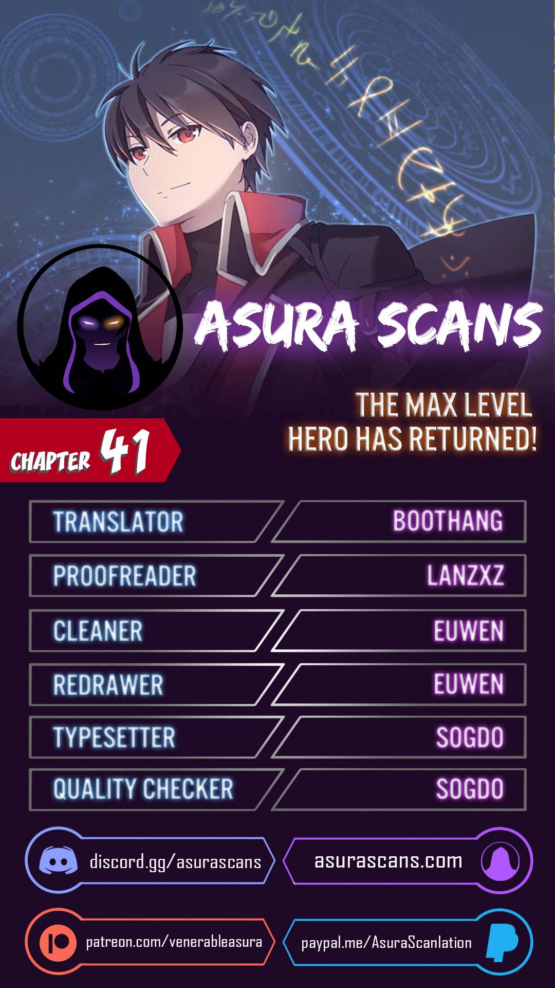 The MAX leveled hero will return! Chapter 41