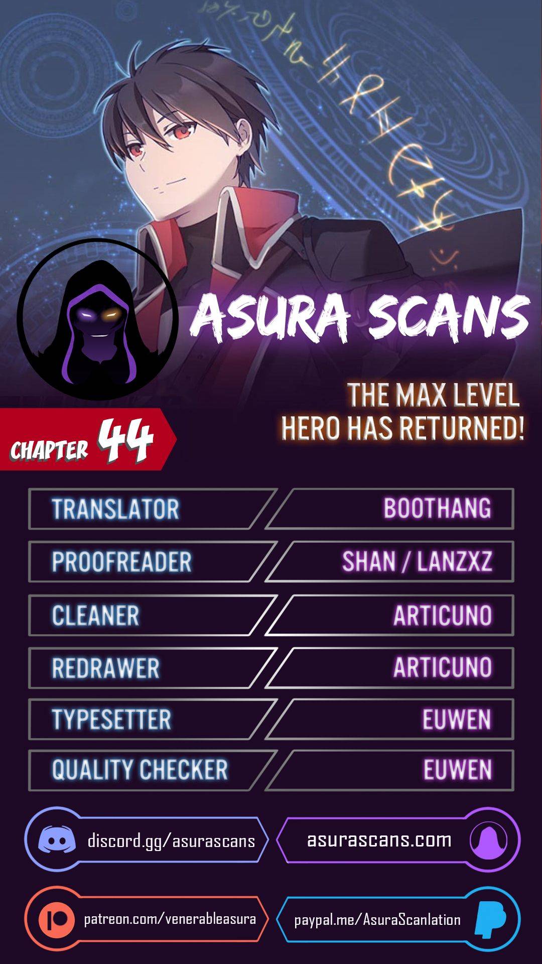 The MAX leveled hero will return! Chapter 44