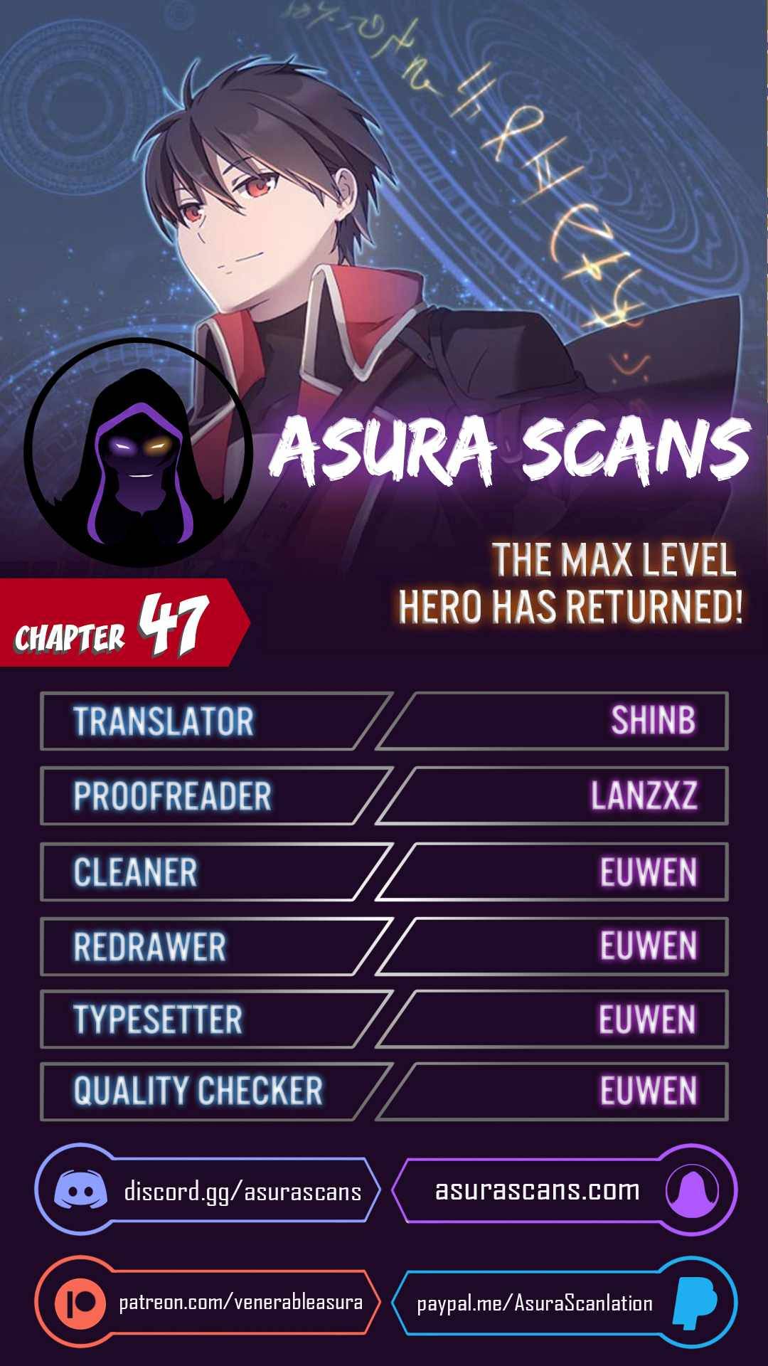 The MAX leveled hero will return! Chapter 47