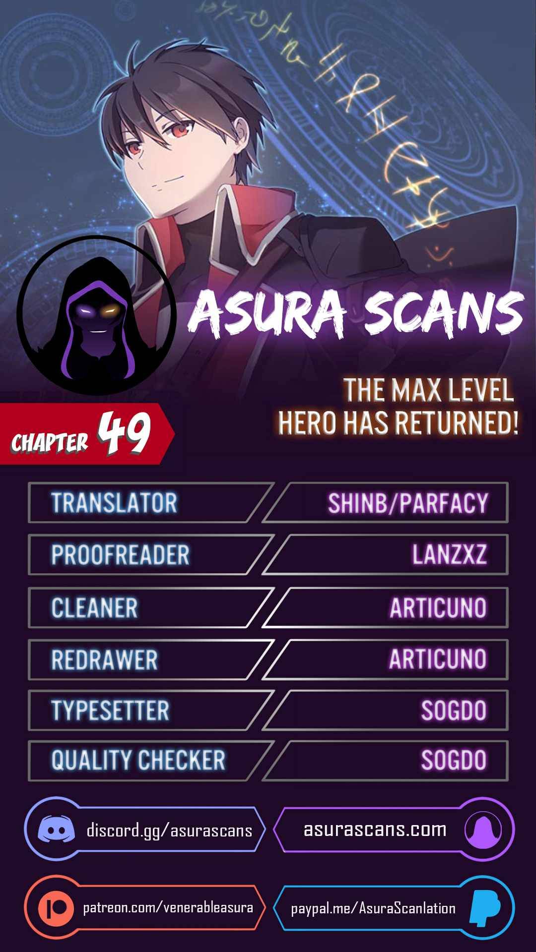 The MAX leveled hero will return! Chapter 49