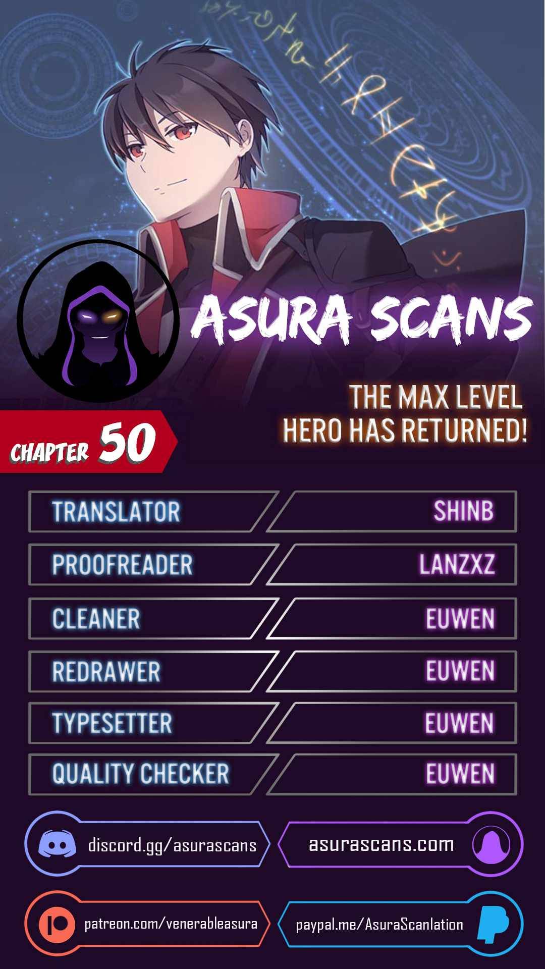 The MAX leveled hero will return! Chapter 50