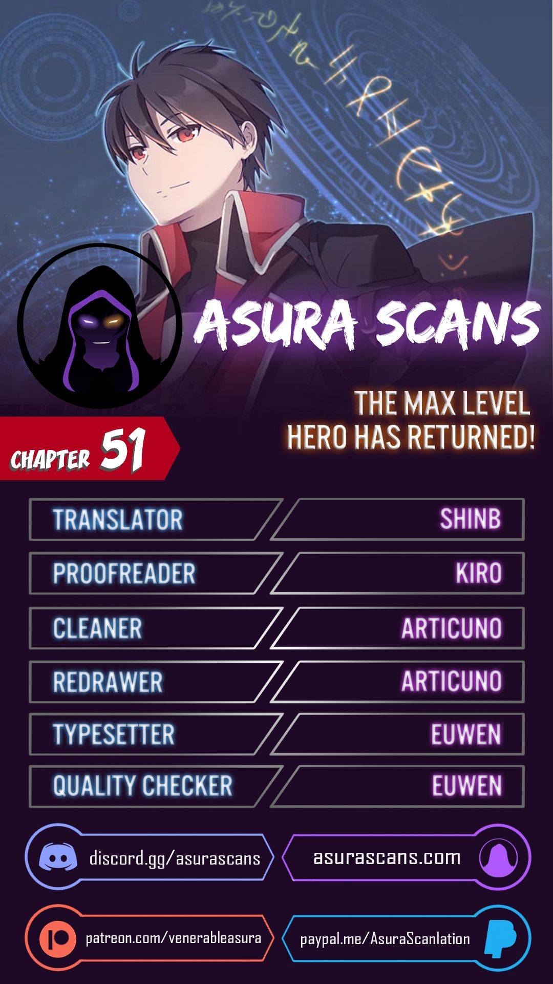 The MAX leveled hero will return! Chapter 51