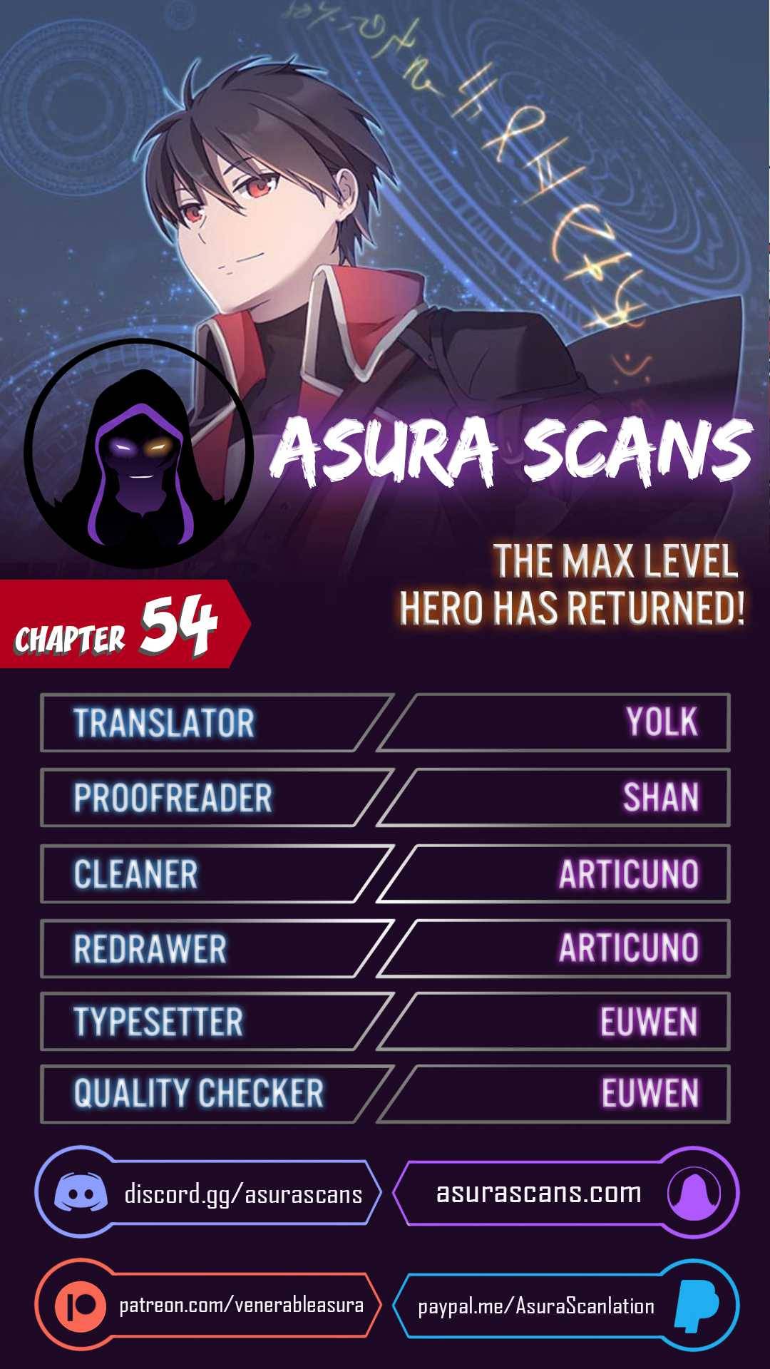 The MAX leveled hero will return! Chapter 54