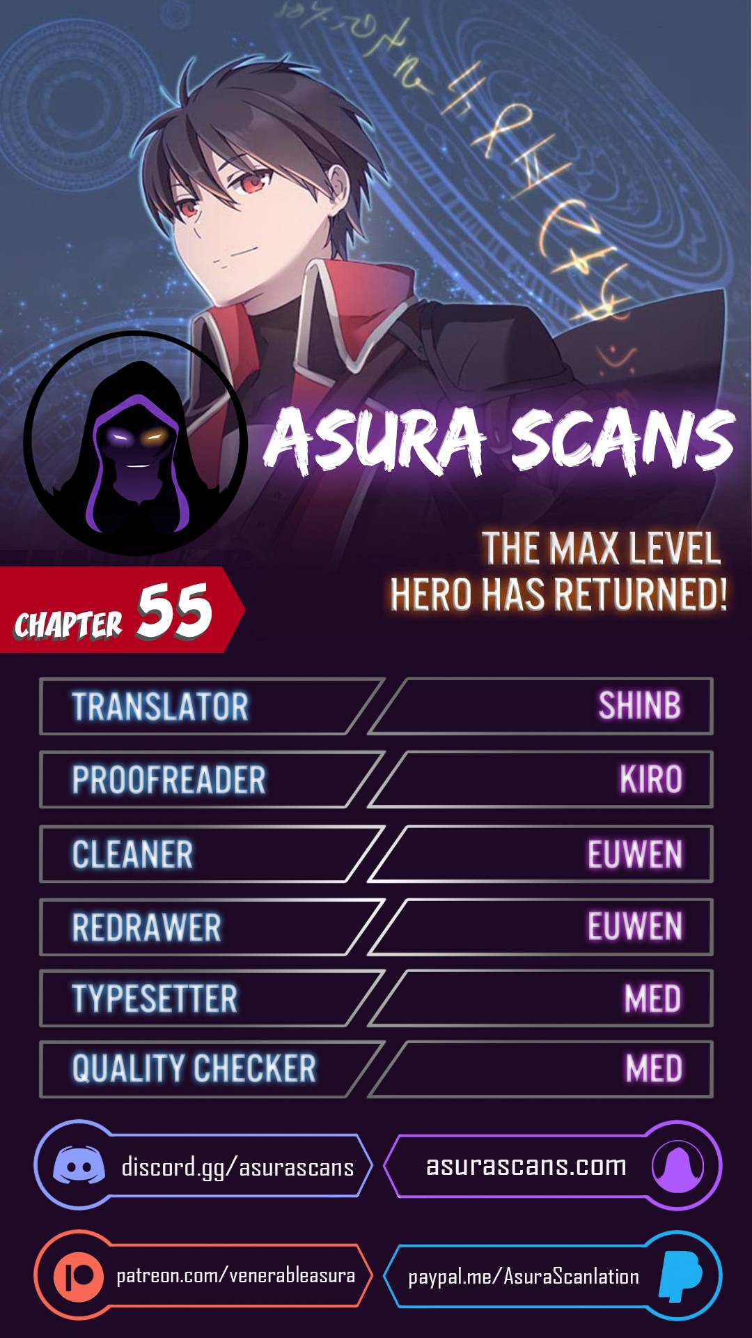 The MAX leveled hero will return! Chapter 55