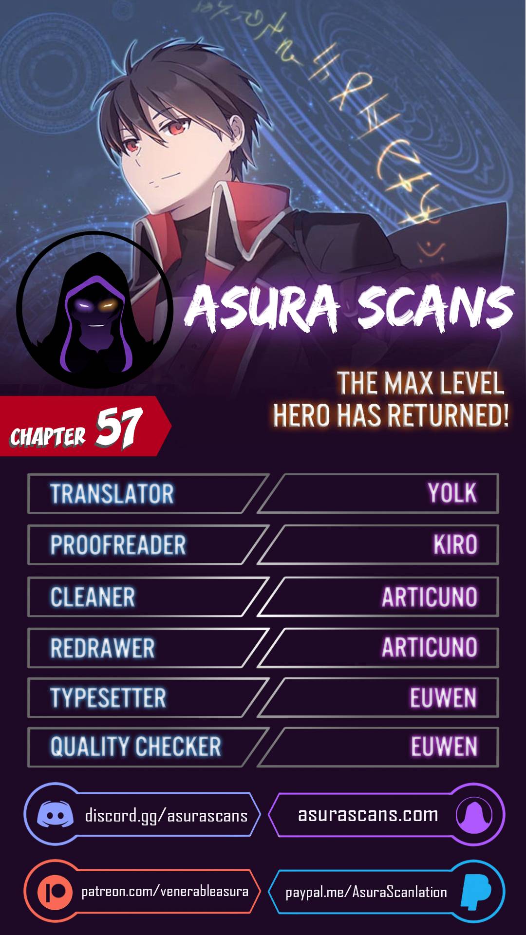The MAX leveled hero will return! Chapter 57