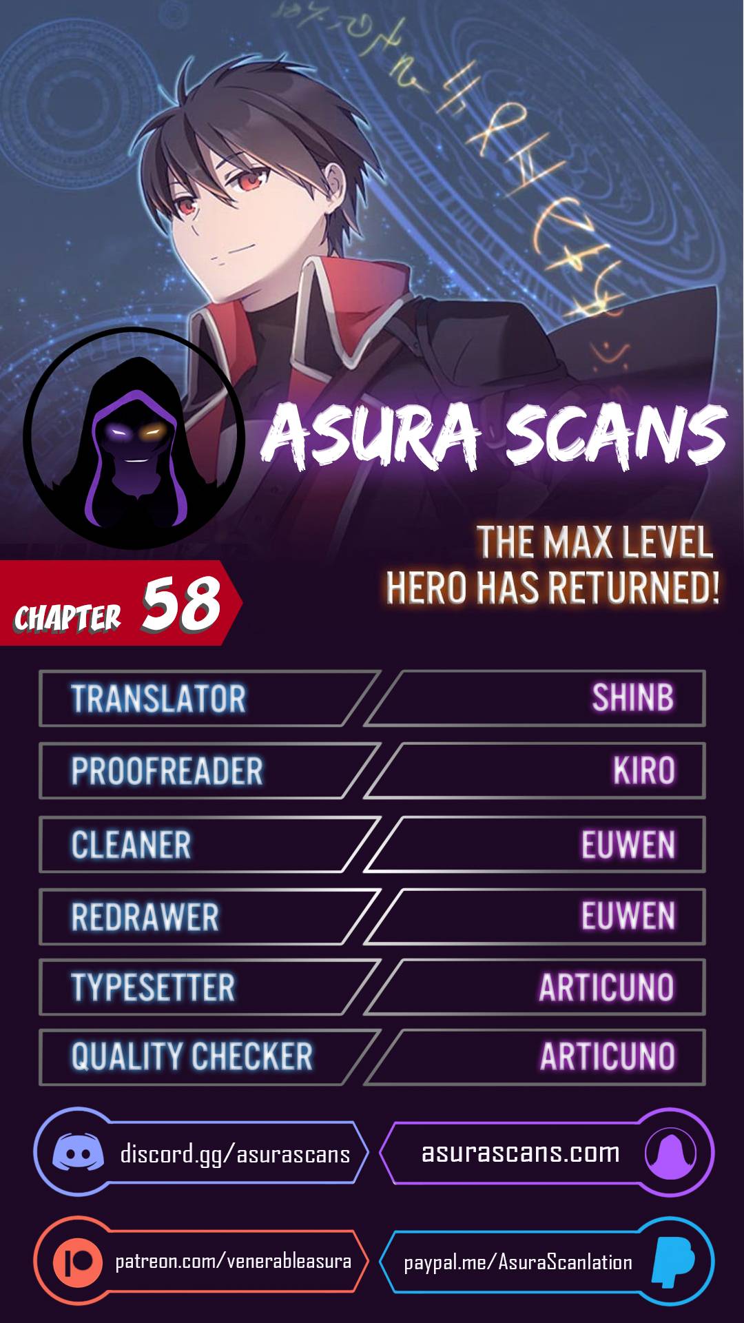 The MAX leveled hero will return! Chapter 58