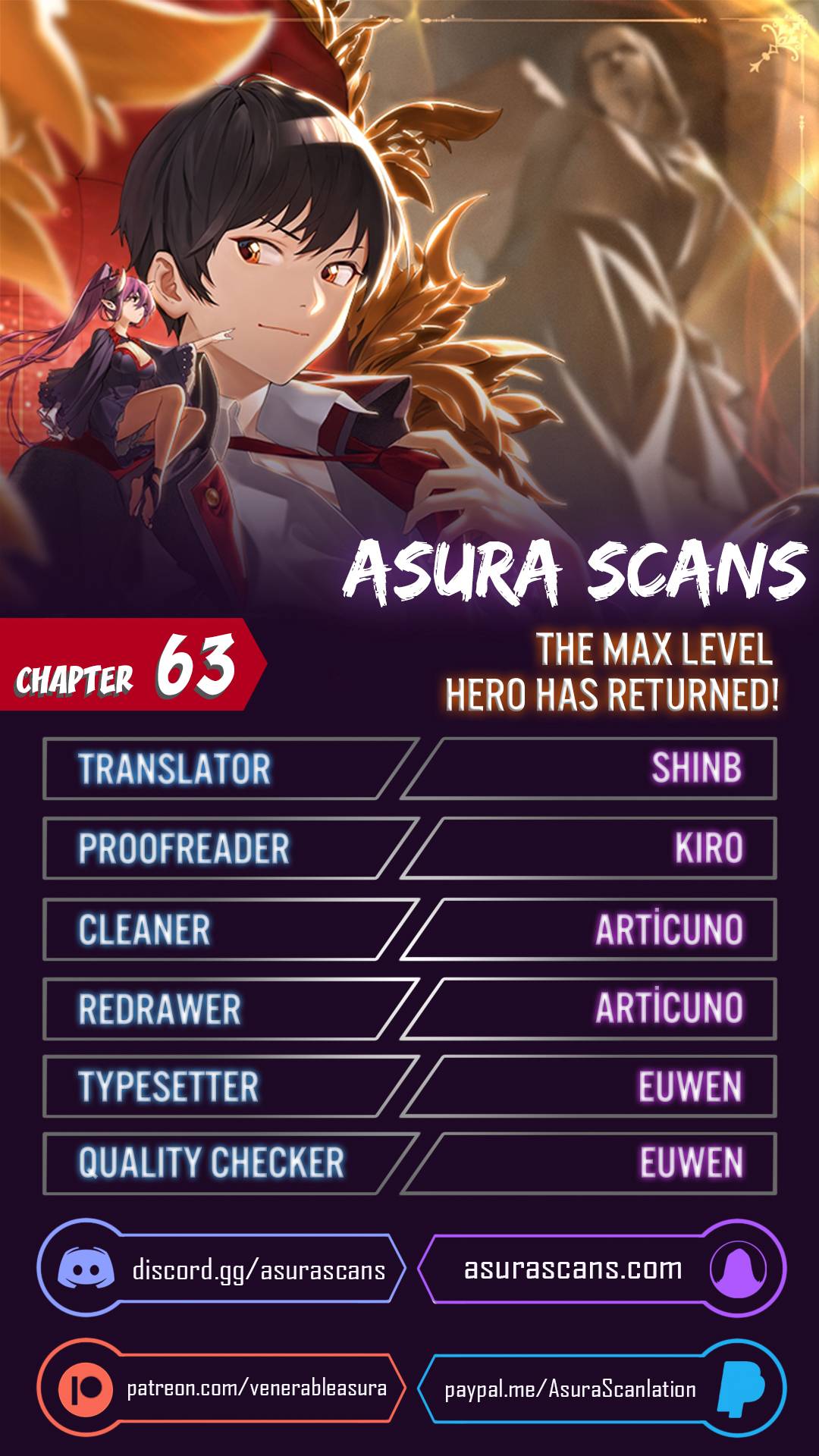 The MAX leveled hero will return! Chapter 63