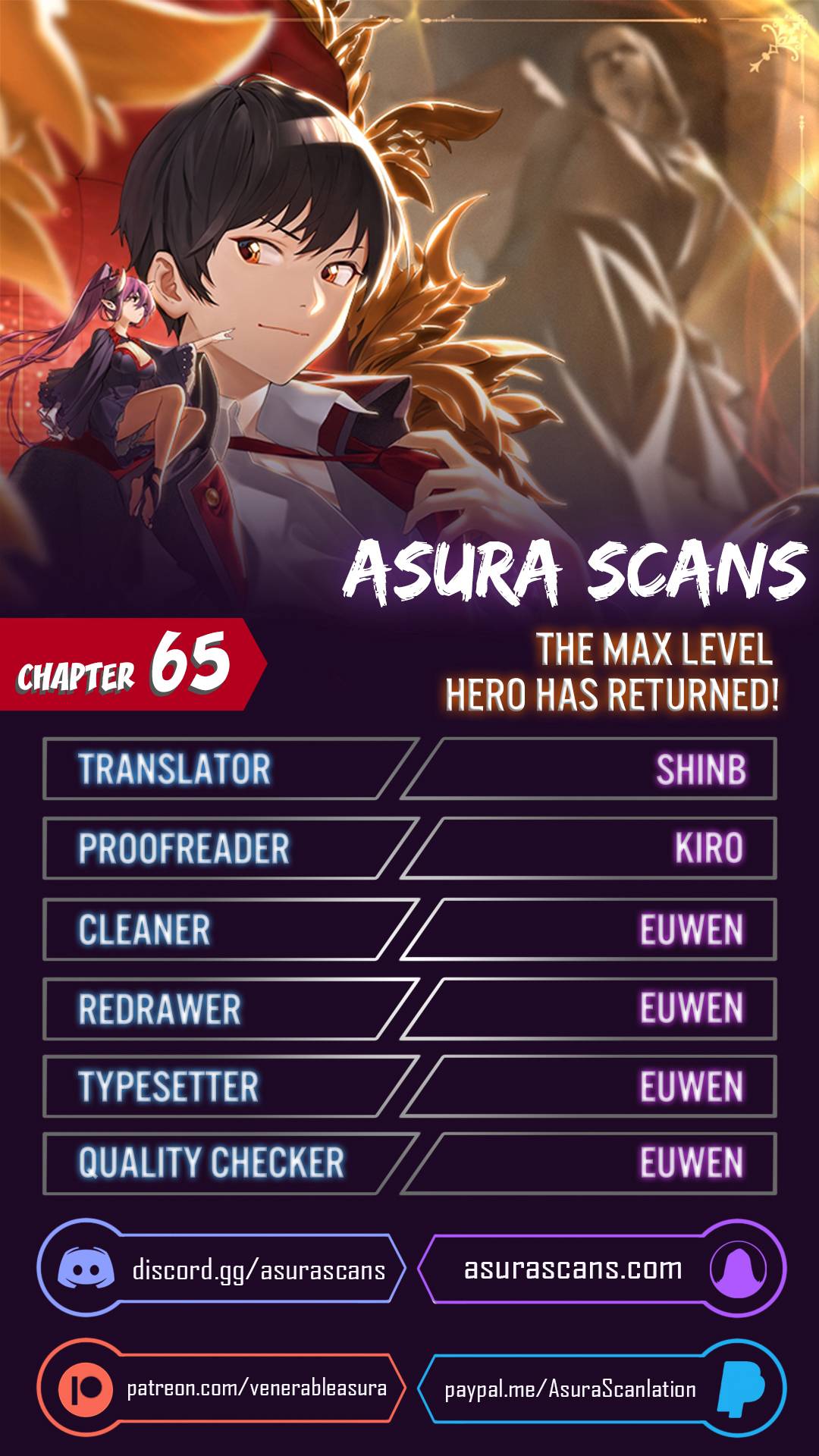 The MAX leveled hero will return! Chapter 65
