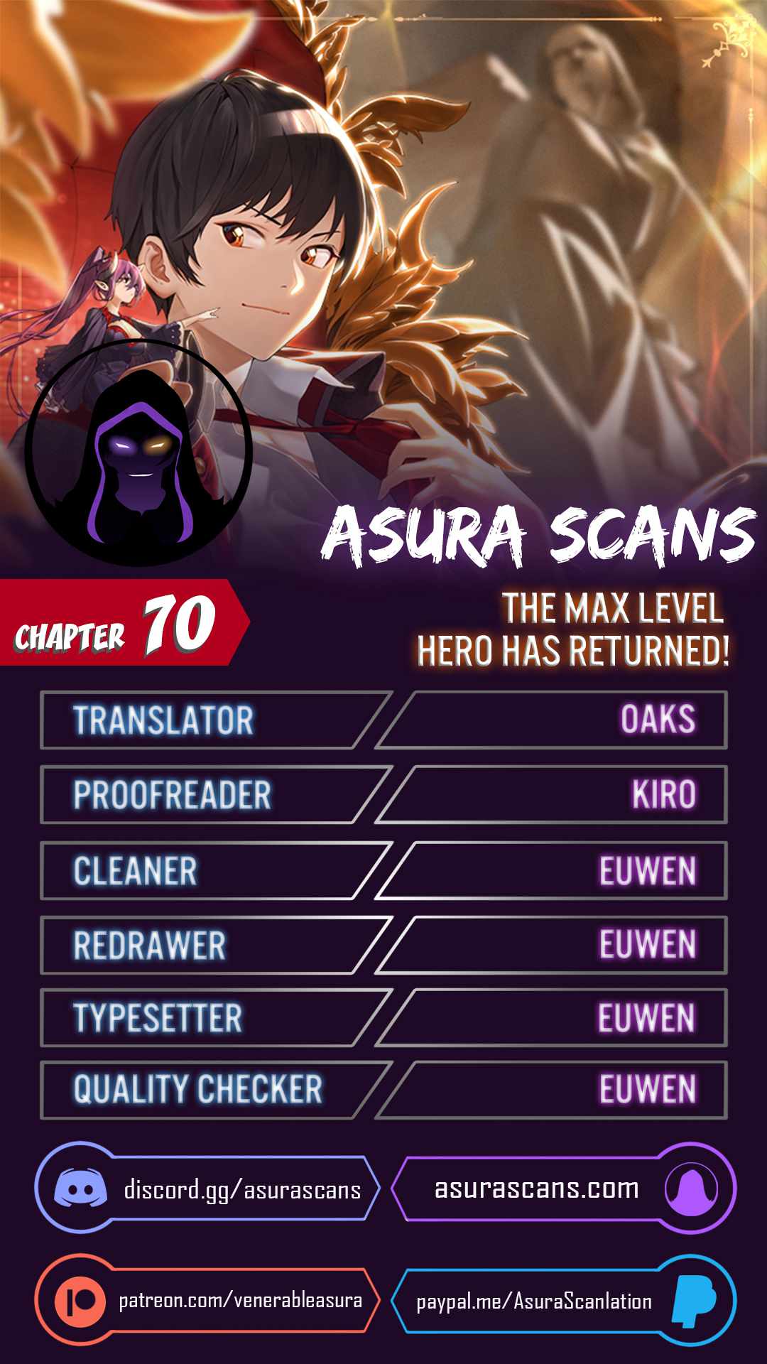The MAX leveled hero will return! Chapter 70
