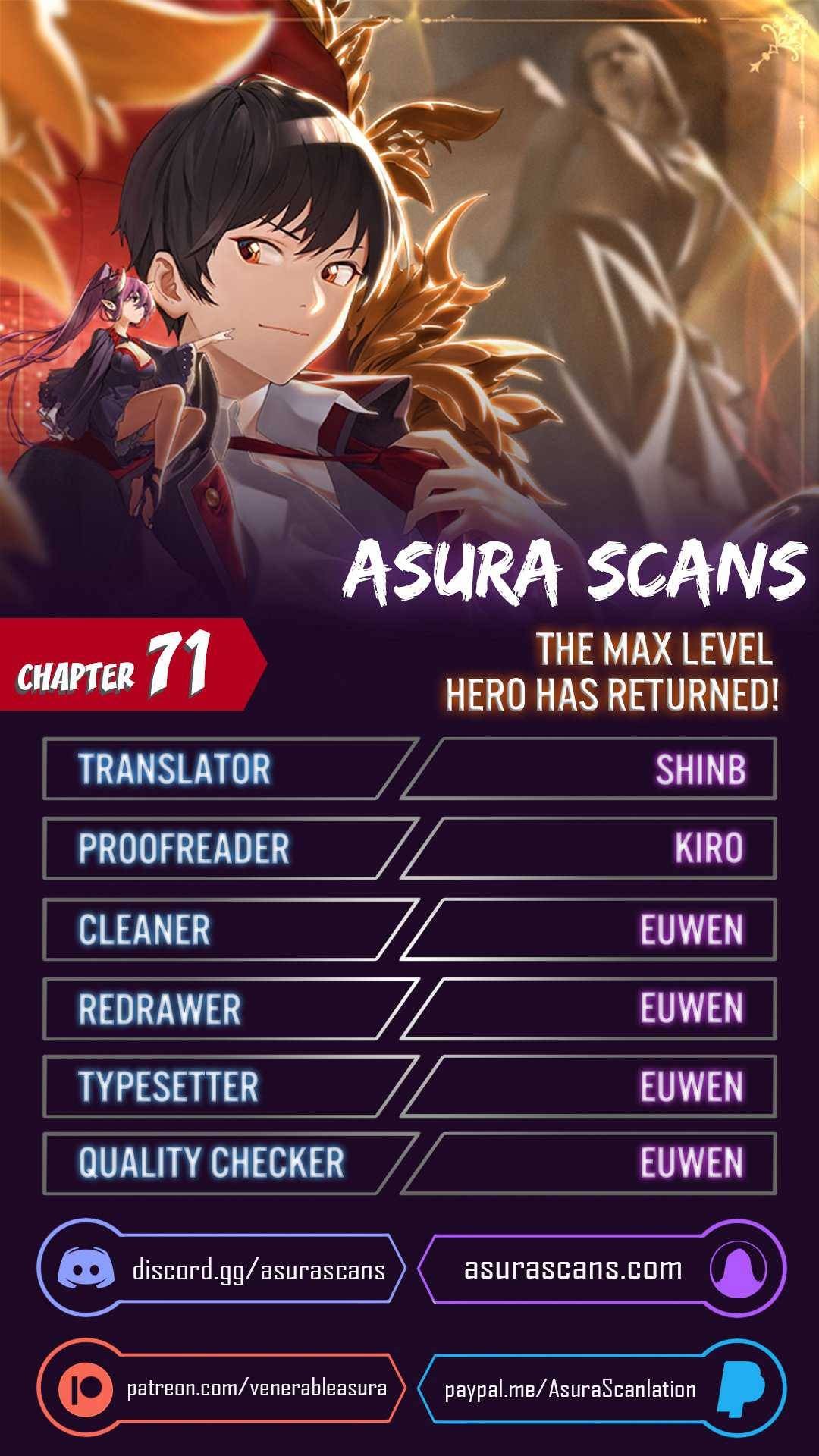 The MAX leveled hero will return! Chapter 71