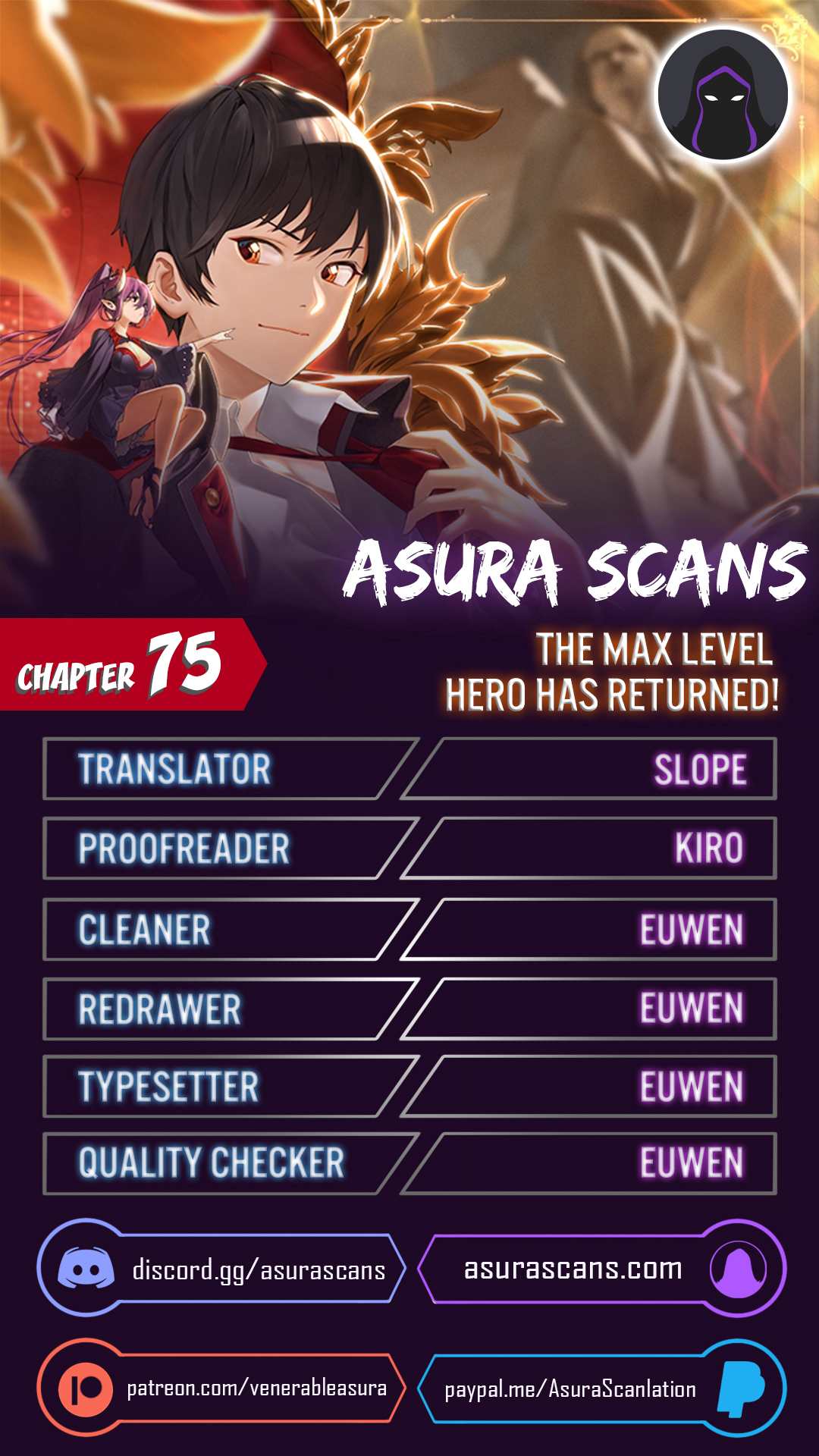 The MAX leveled hero will return! Chapter 75