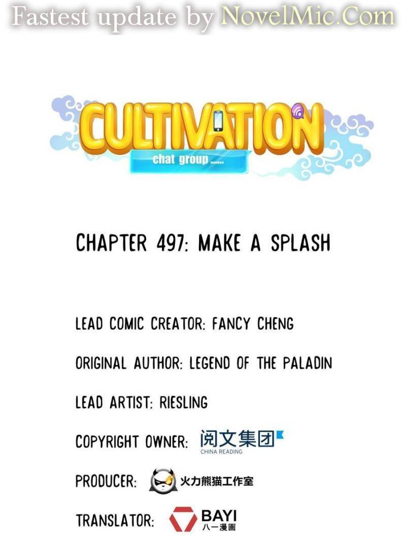 Cultivation Chat Group Chapter 497
