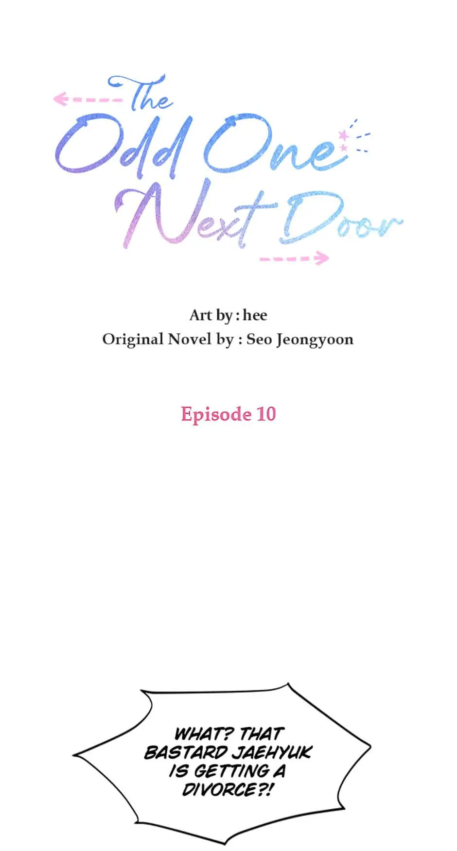 The Odd One Next Door Chapter 10