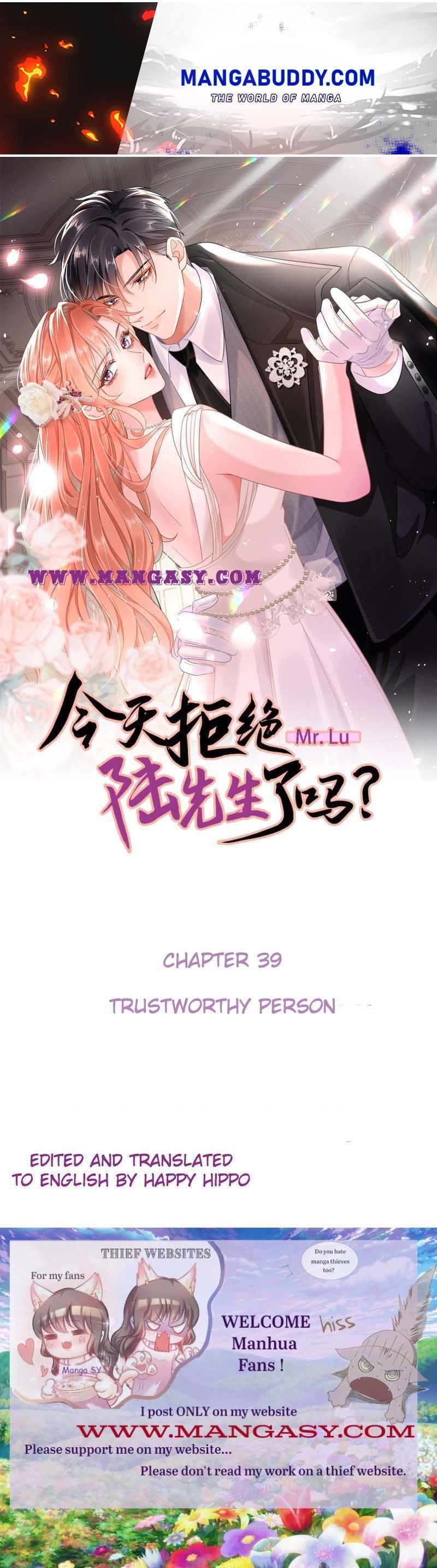 Did You Reject Mr.Lu Today? Chapter 39