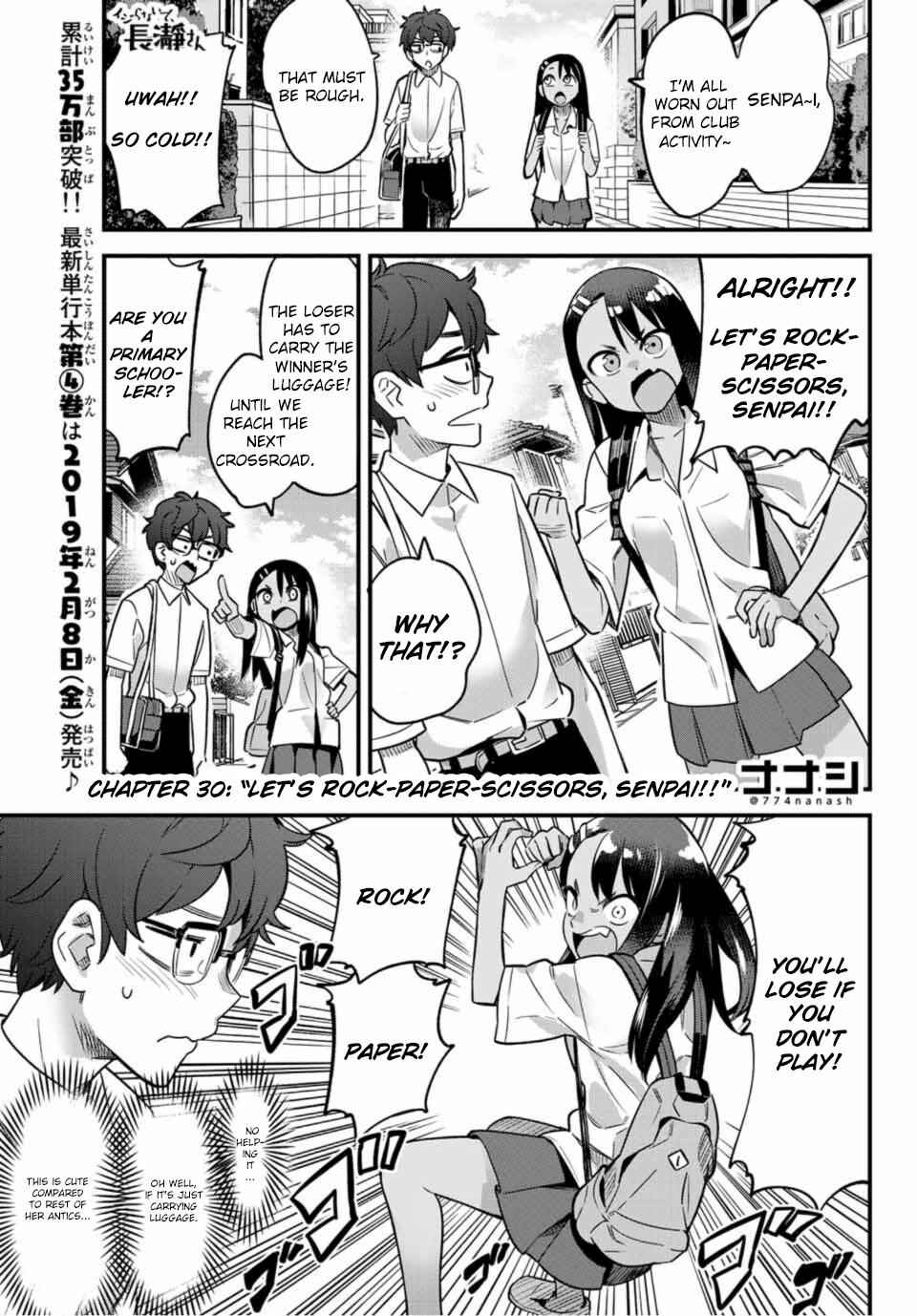 Don't Toy with Me, Nagatoro-san Chapter 30