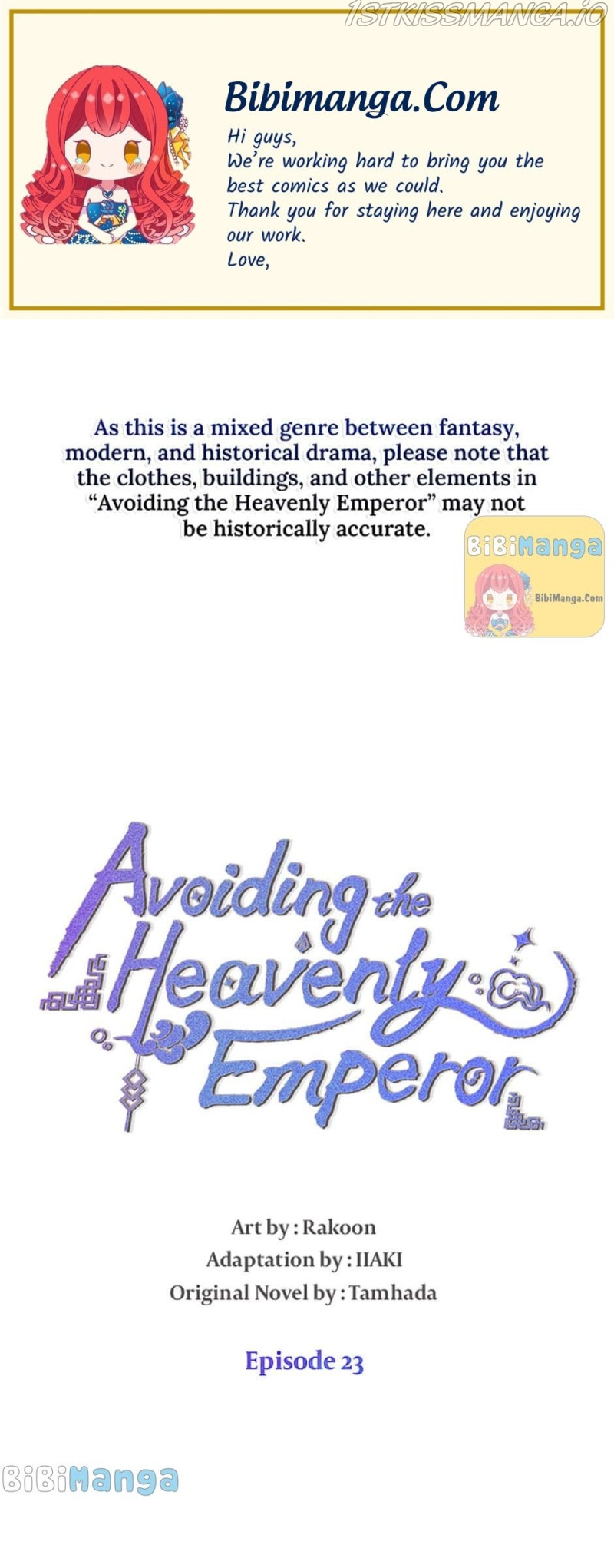 Avoiding the Heavenly Emperor Chapter 23