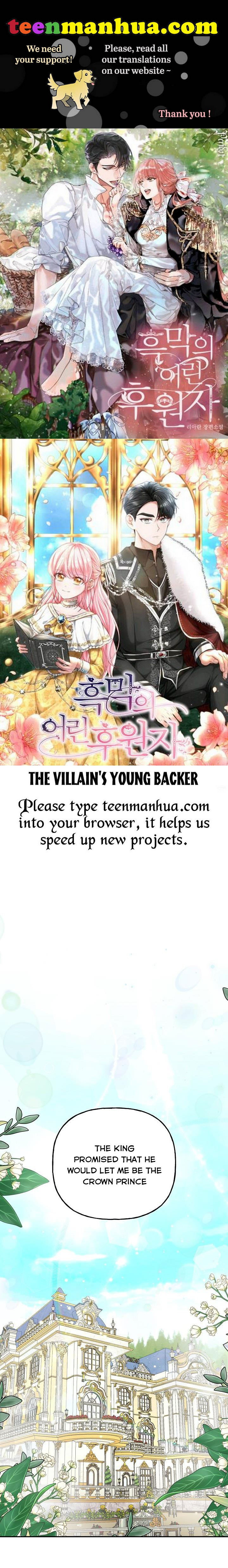 The villain’s young backer Chapter 1