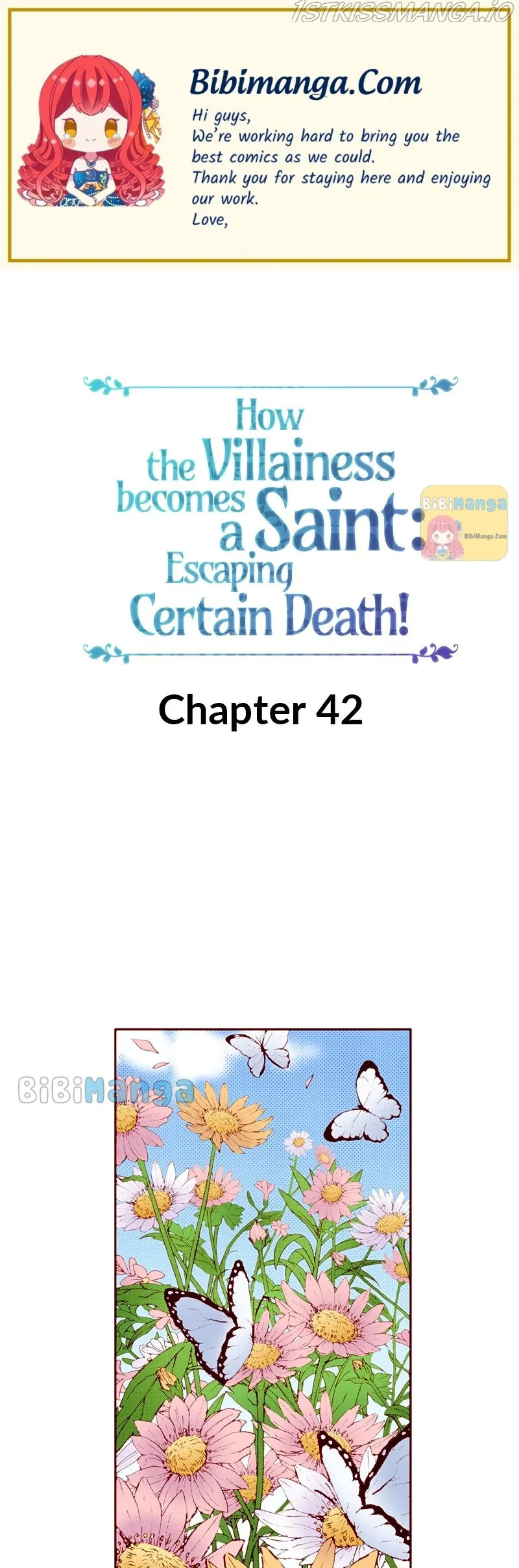 How The Villainess Becomes A Saint: Escaping Certain Death! Chapter 42