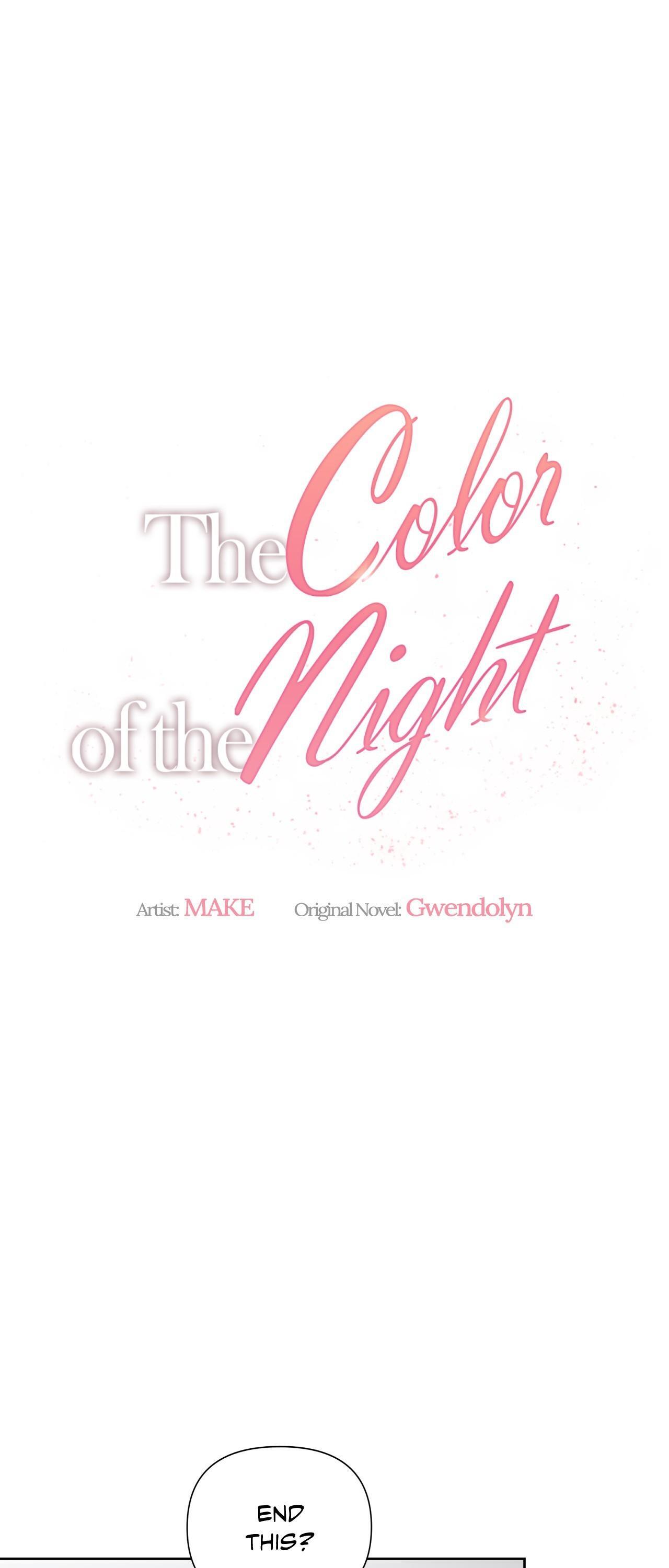 The Color Of The Night Chapter 33