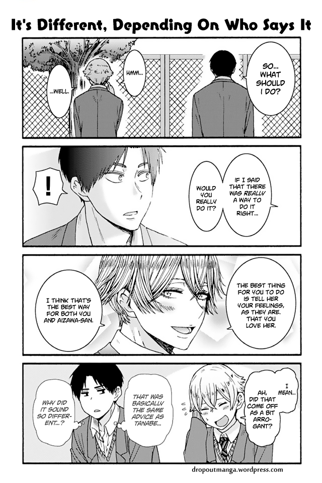 Tomo-chan wa Onnanoko! Ch.839 - It's Different, Depending On Who Says It