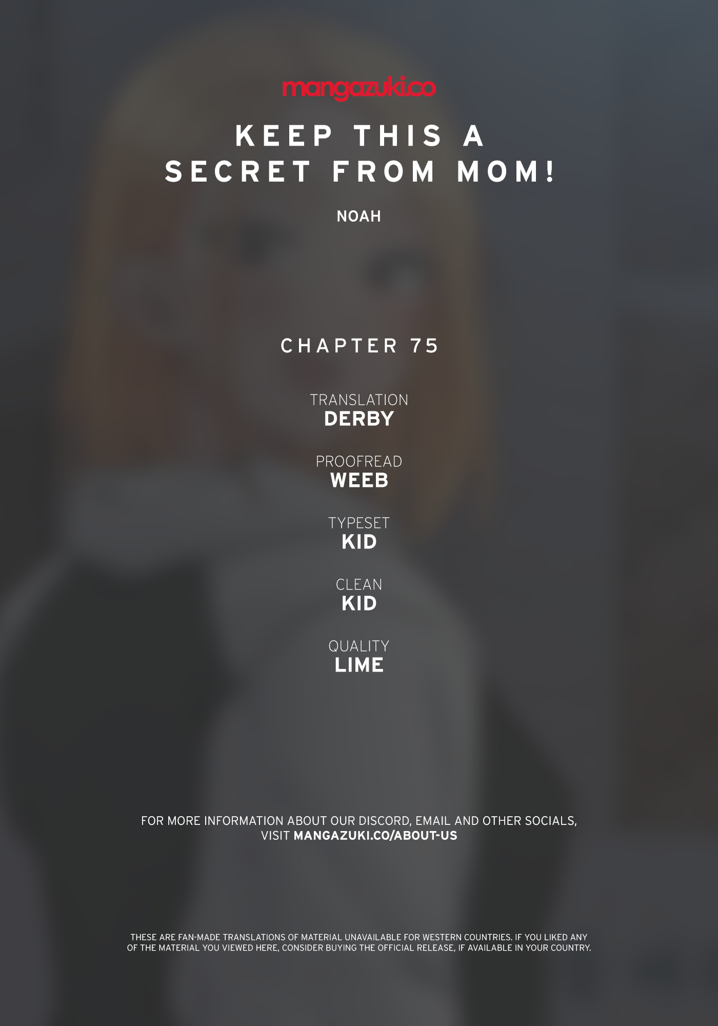 Keep This a Secret From Mom Chapter 75