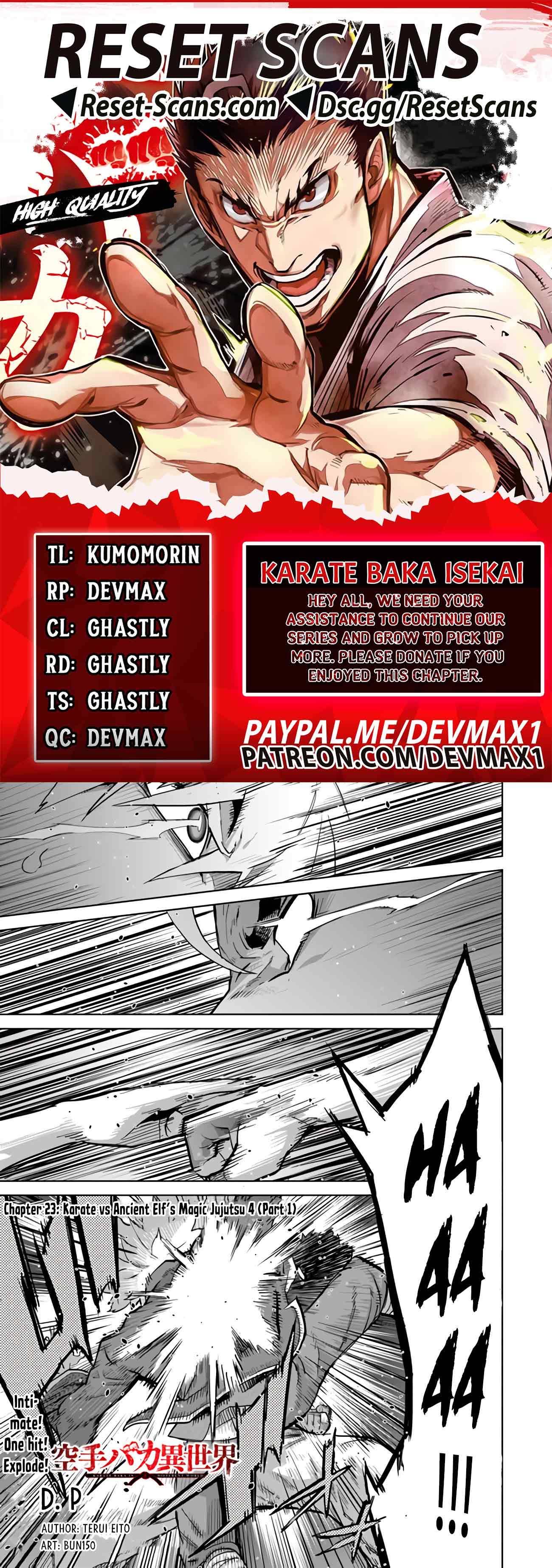Karate Baka Isekai Chapter 23.1