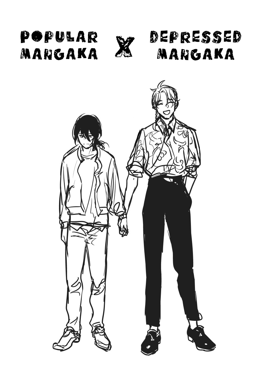 Urekko Mangaka x Utsubyou Mangaka 1