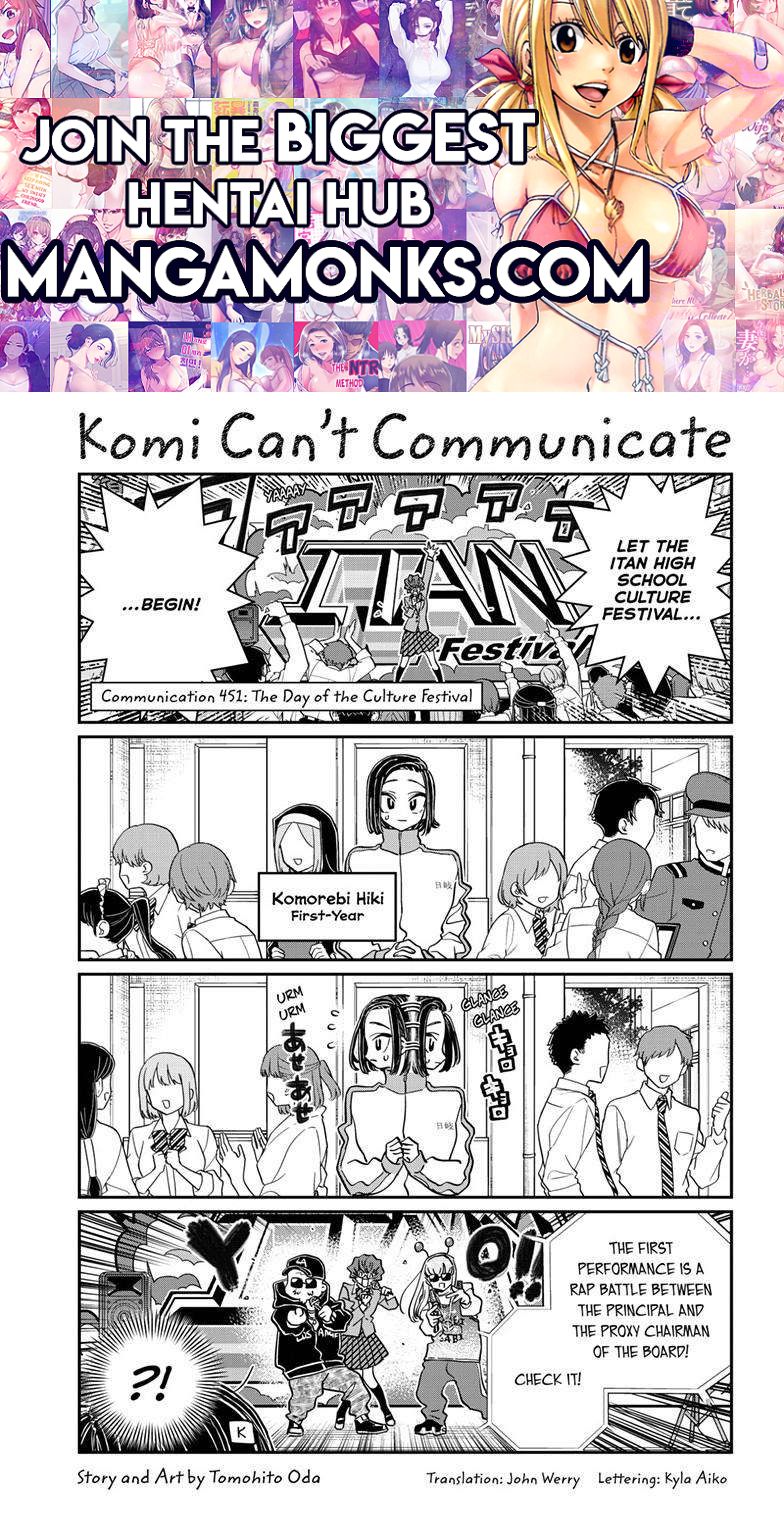 Komi-san wa Komyushou Desu Chapter 451