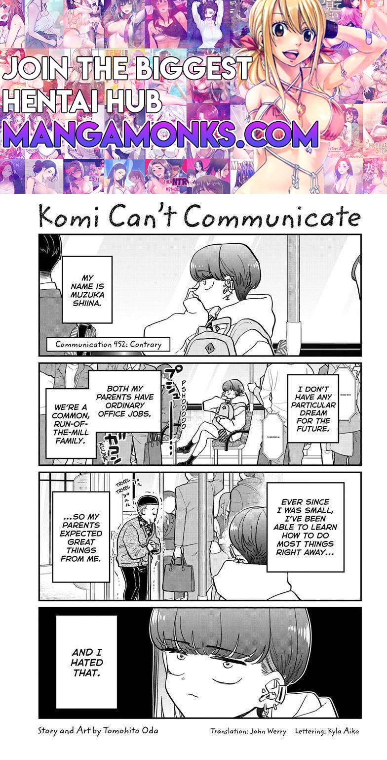 Komi-san wa Komyushou Desu Chapter 452