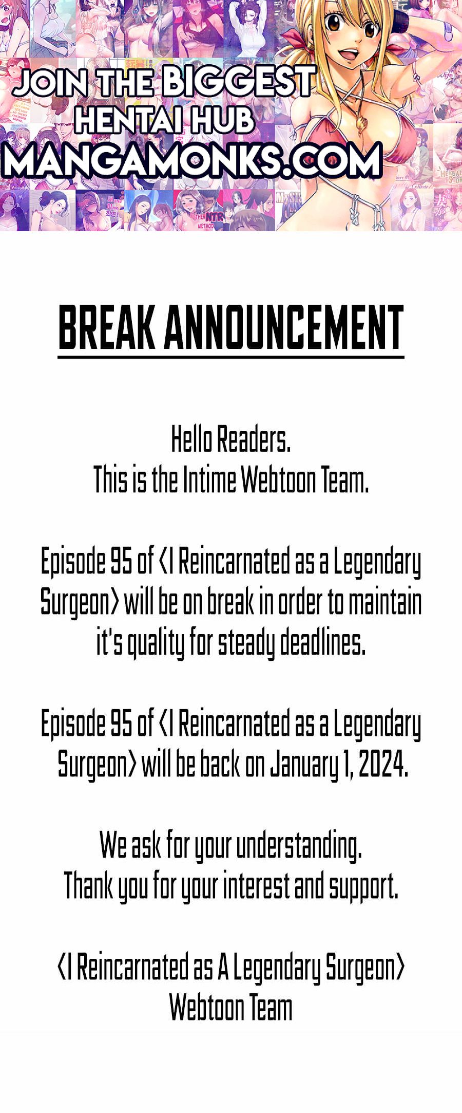 I Reincarnated as a Legendary Surgeon Chapter 94.5