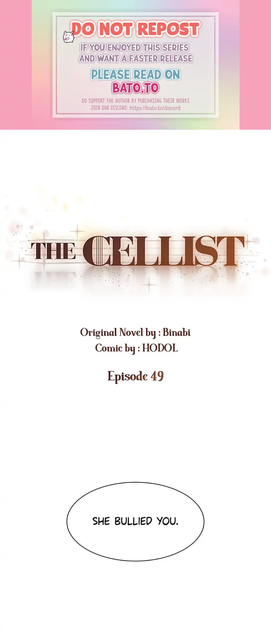 The Cellist Chapter 49