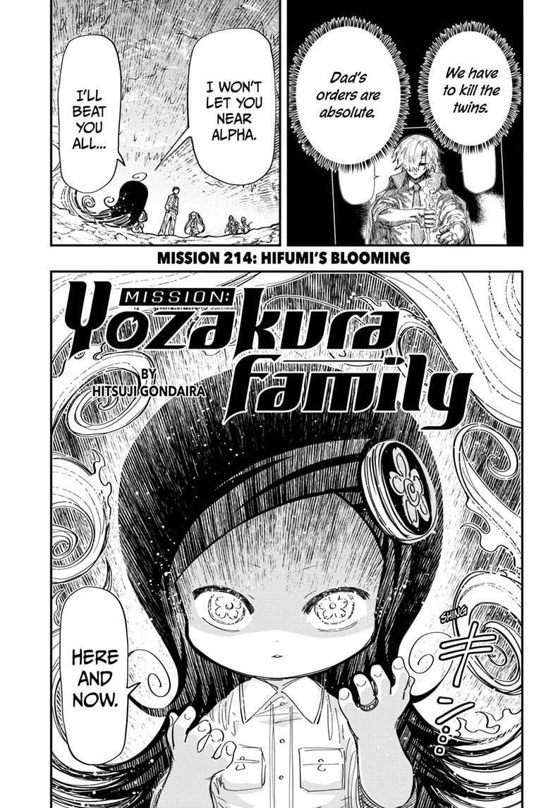 Mission: Yozakura Family Chapter 214