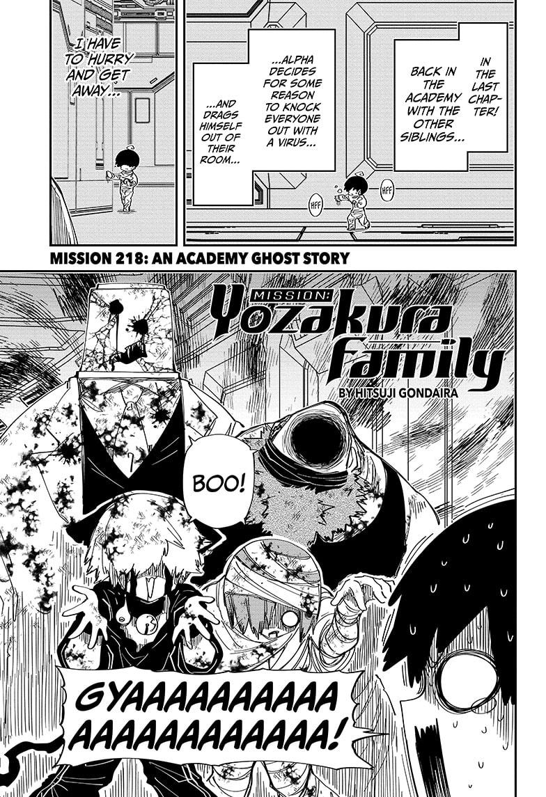 Mission: Yozakura Family Chapter 218