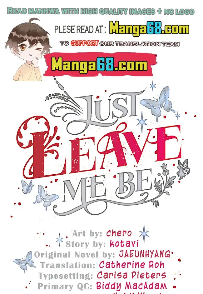 Just Leave Me Be Chapter 105