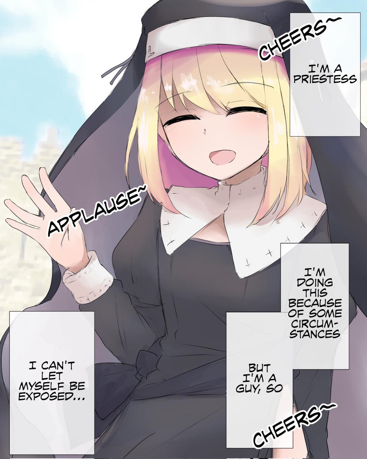 Priestess♂-chan absolutely can't be exposed 1