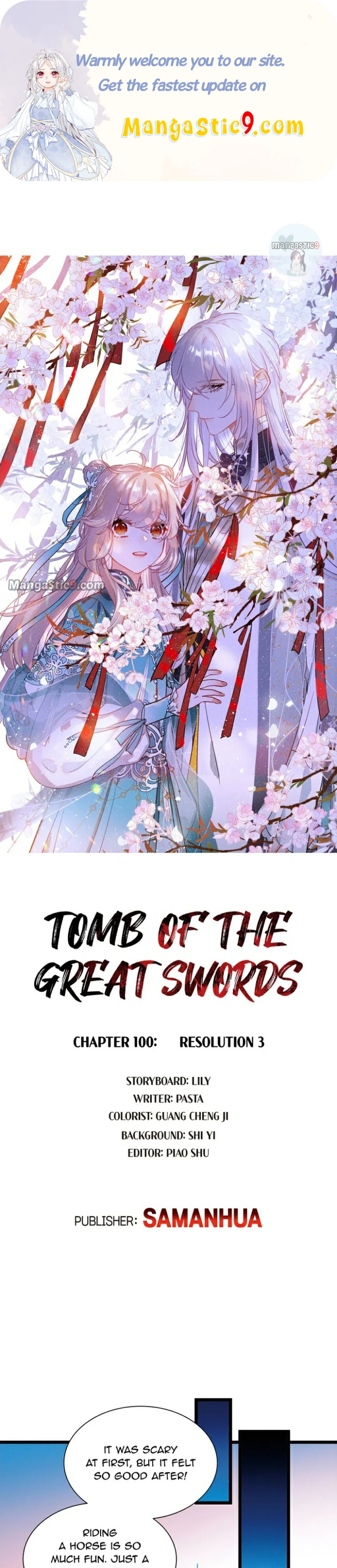 Tomb of the Great Swords Chapter 100