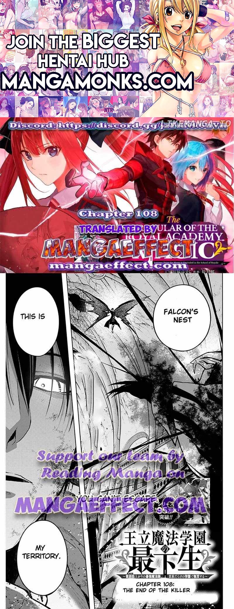 The Irregular of the Royal Academy of Magic Chapter 108