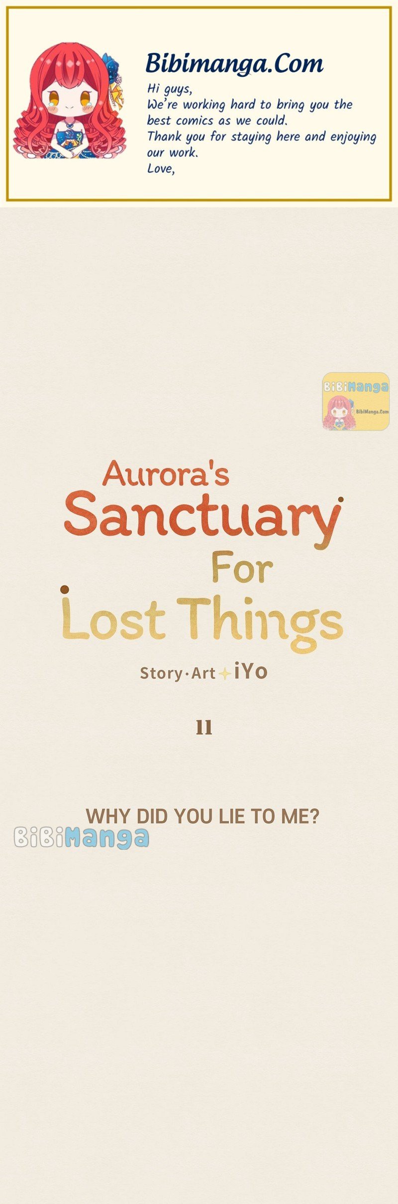 Aurora’S Sanctuary For Lost Things Chapter 11