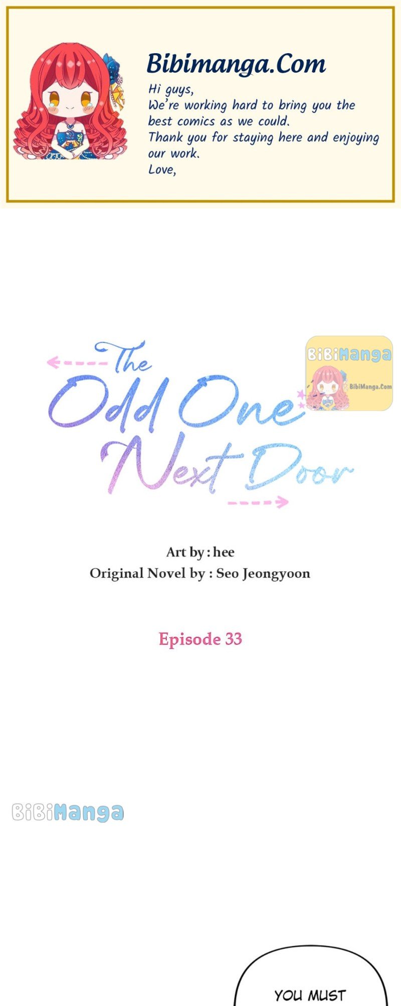The Odd One Next Door Chapter 33